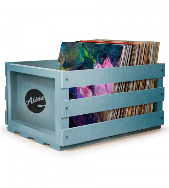 ALIVE AUDIO Nature (Blue) - Ящик для 80 пластинок