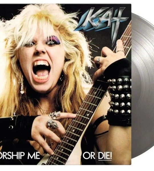 Great Kat - Worship Me Or Die! - 12" винил/33. Альбом, Silver Vinyl