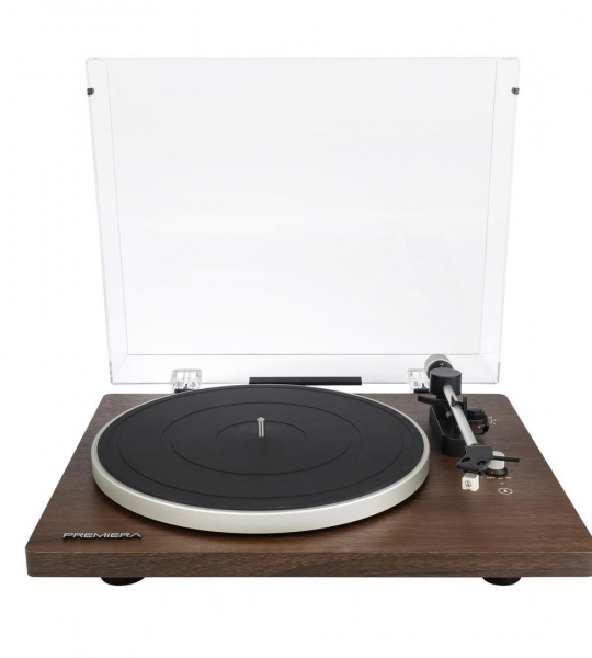 Premiera ECO BT WALNUT - проигрыватель виниловых дисков с Bluetooth модулем, цвет - орех