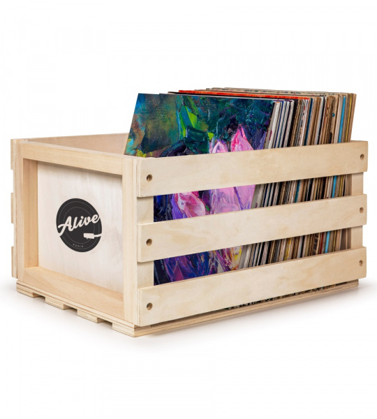 ALIVE AUDIO Nature (Wood) - Ящик для 80 пластинок