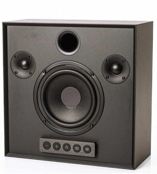 MOREL HOGTALARE - BLACK CABINET WITH RED GRILL (EU) - активная беспроводная акустическая система