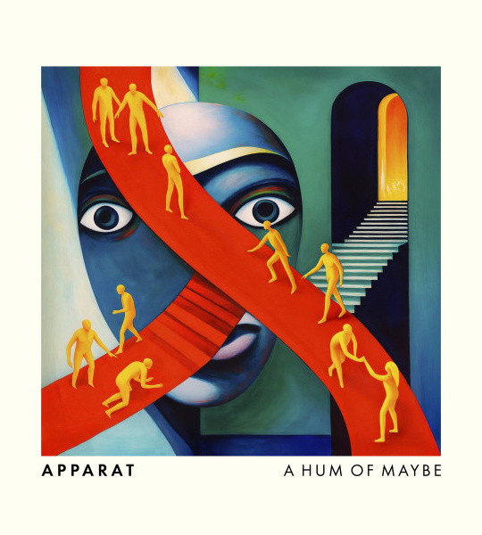 Apparat - A Hum Of Maybe - 12" винил/33. Альбом, Turquoise vinyl